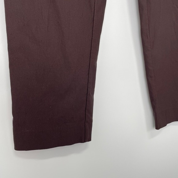 Nanette‎ Lepore Womens Brown Straight Leg Mid-Rise Officecore Dress Pants 4 - Picture 8 of 10